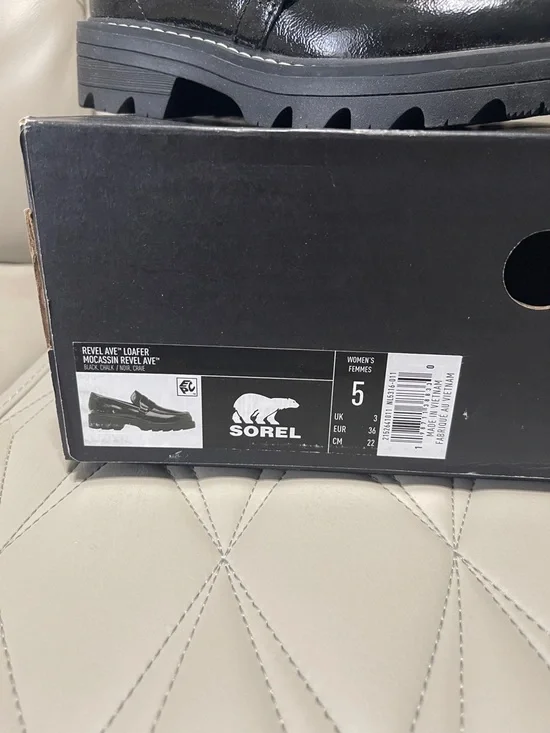 Sorel Women's Revel Ave Patent Loafers - Black - Picture 2 of 11